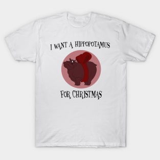 Hippopotamus for Christmas T-Shirt